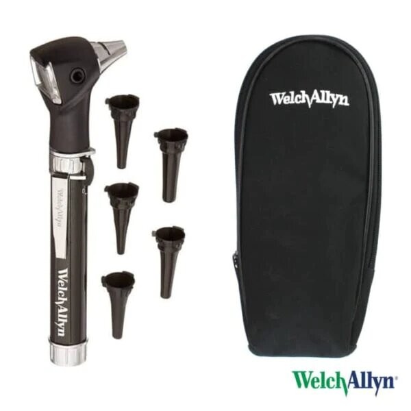 Welch Allyn Hill-Rom 2.5v Pocket Otoscope with AA Battery Handle 22841