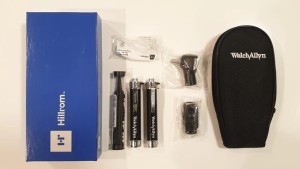 Welch Allyn / Hillrom Complete 95001 Pocketscope Diagnostic Set with Otoscope with 19 Specula & Ophthalmoscope