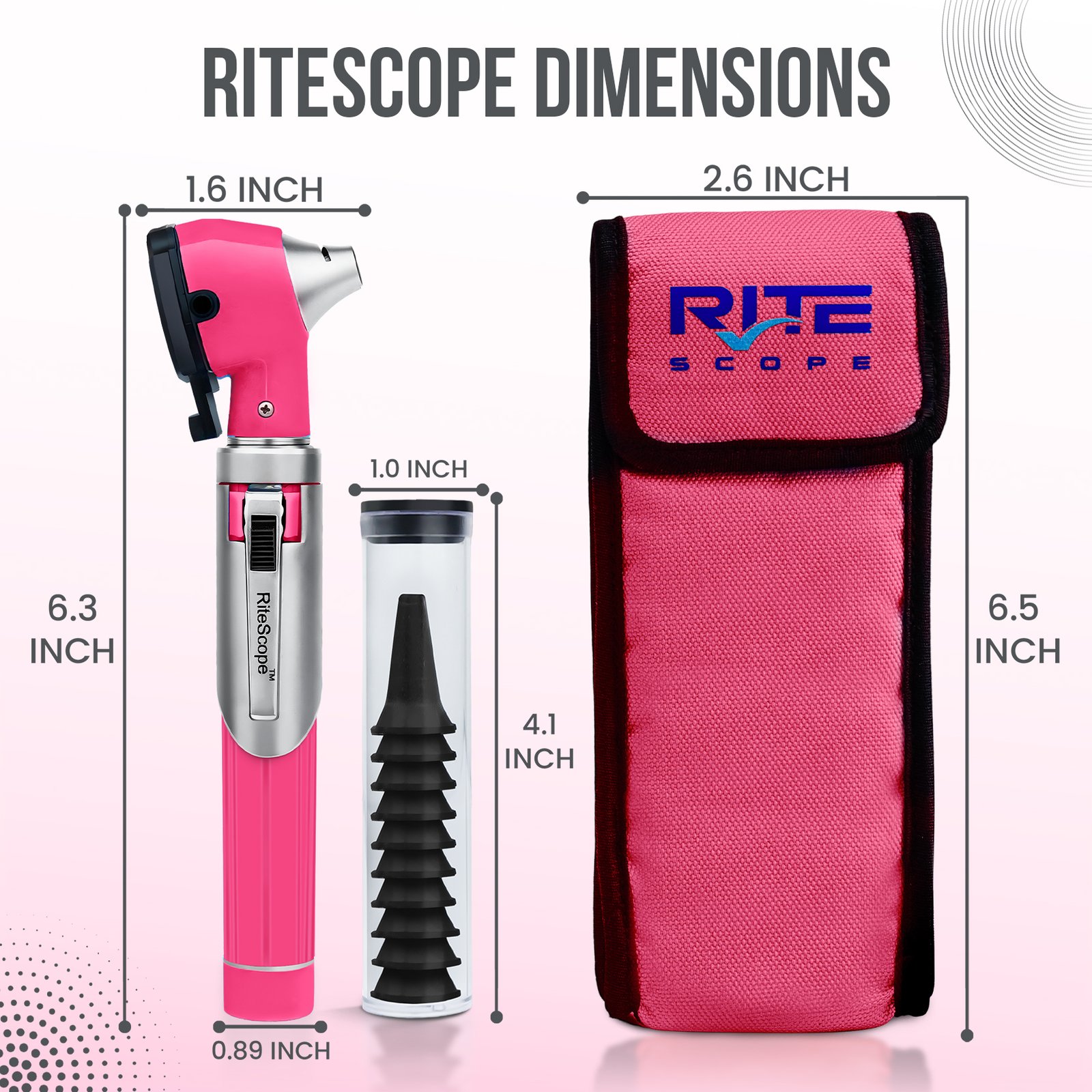 RiteScope Otoscope - Pink - Image 2